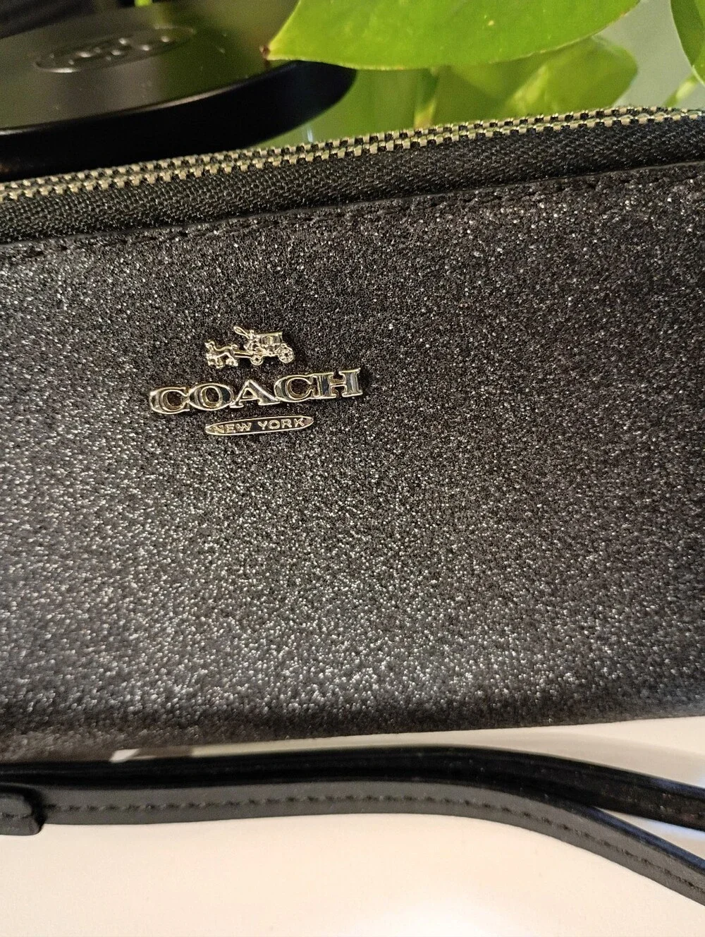 Coach wristlet shimmering